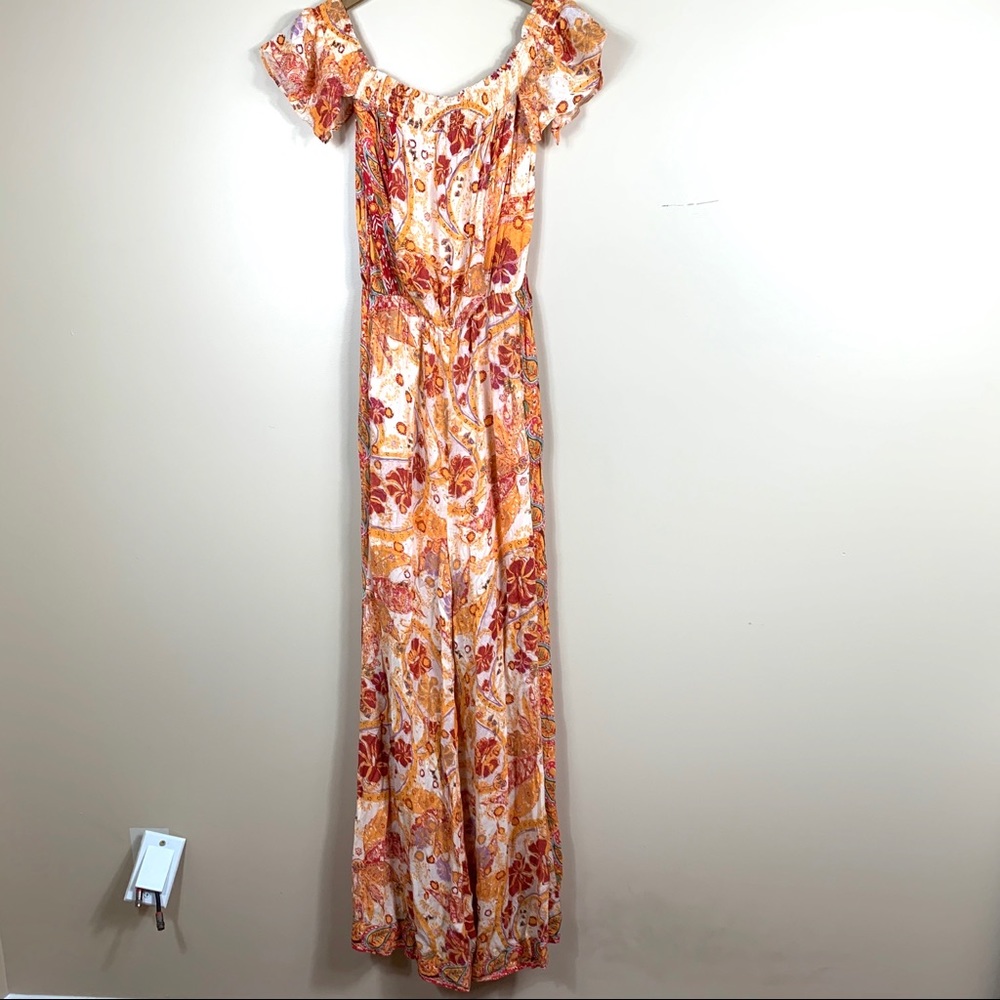 NEW Free People Carmen Off The Shoulder Jumpsuit - Picture 3 of 6